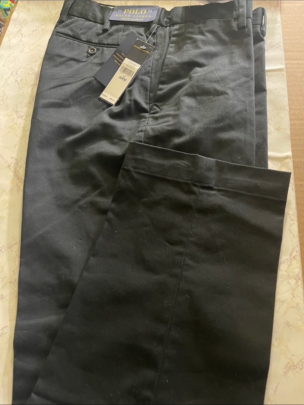 Polo by Ralph Lauren Black Men's Chinos